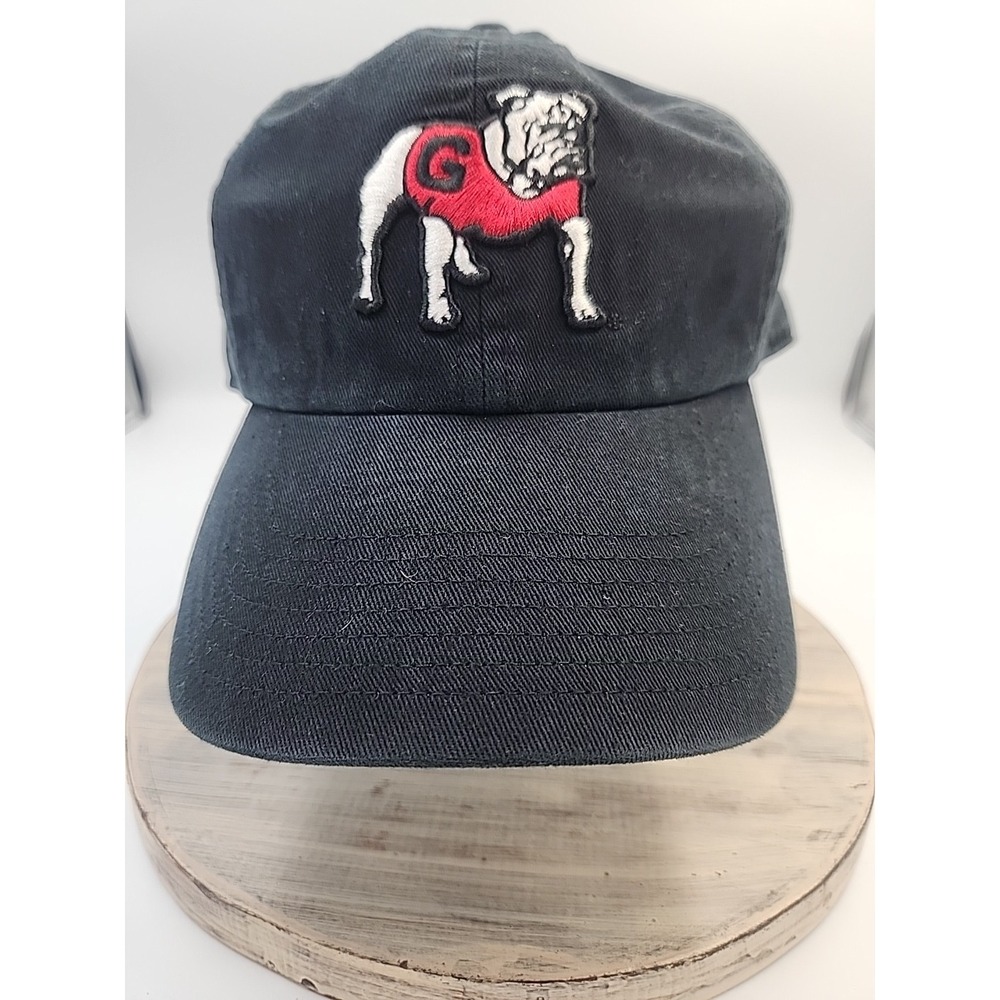 Nwt Georgia Bulldogs '47 Brand Hat Black Youth Clean Up Adjustable Snapback Cap